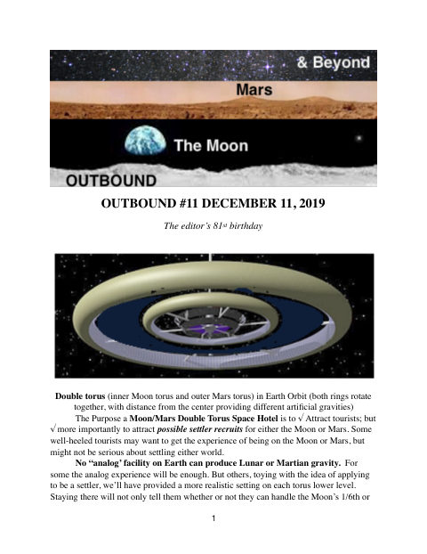 Cover of Outbound #11