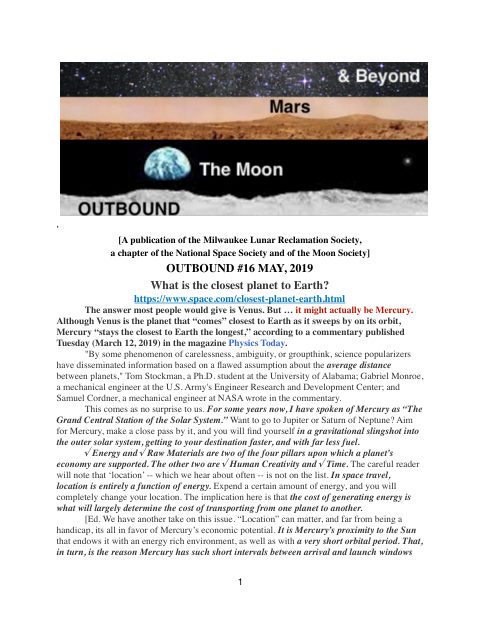 Cover of Outbound #16
