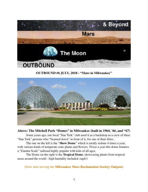 Cover of Outbound #6