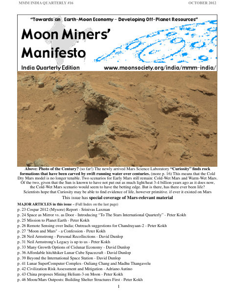 Cover of MMM-India Quarterly #16