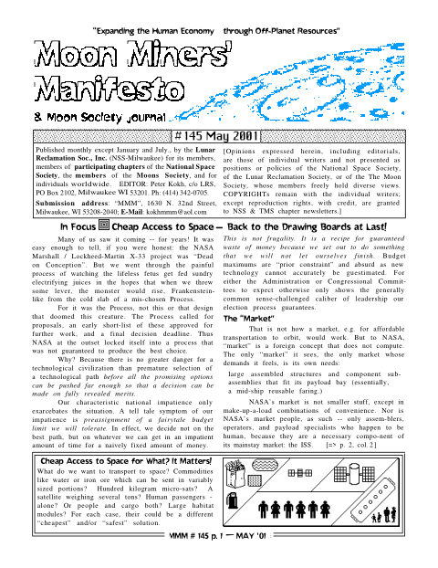 Cover of MMM #145