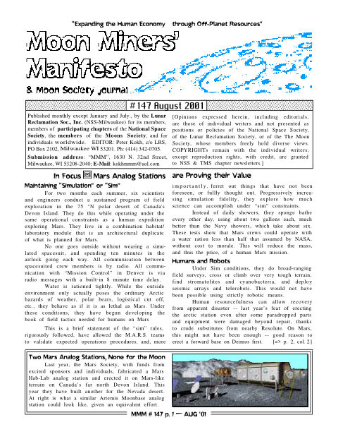Cover of MMM #147