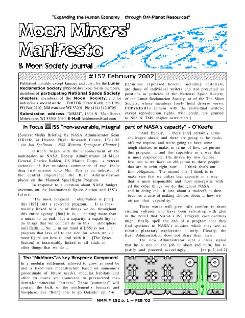 Cover of MMM #152