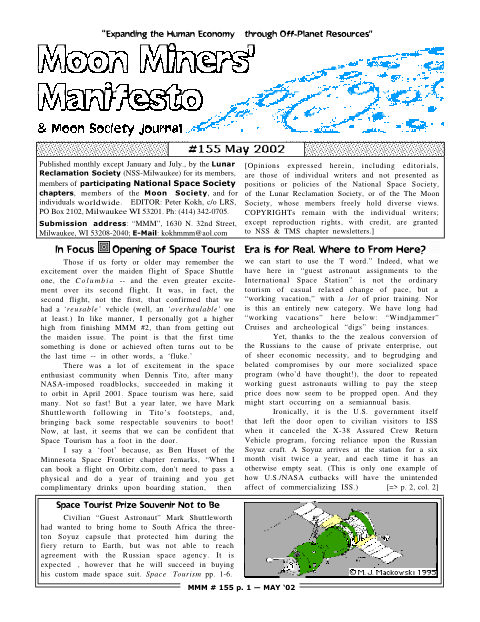 Cover of MMM #155
