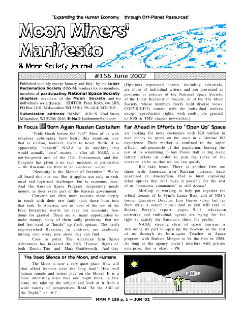 Cover of MMM #156