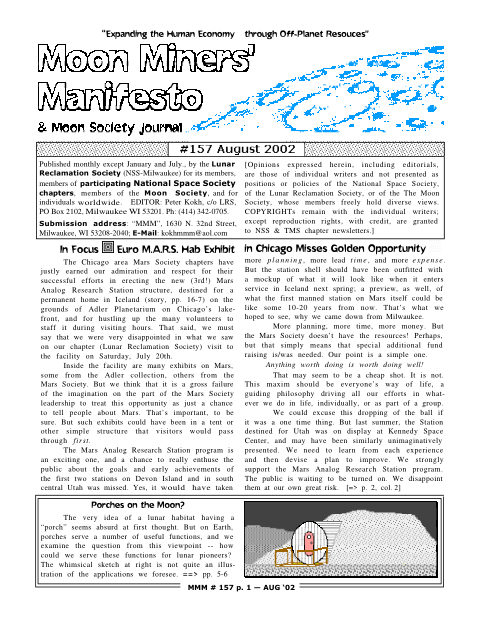 Cover of MMM #157