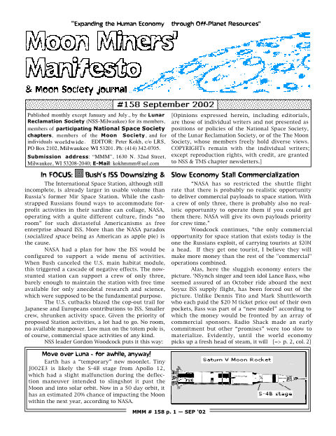 Cover of MMM #158