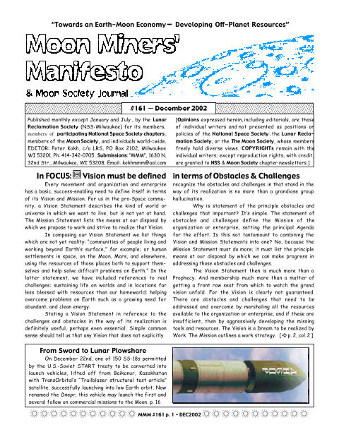 Cover of MMM #161