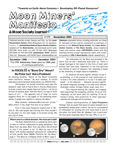 Cover of MMM #171