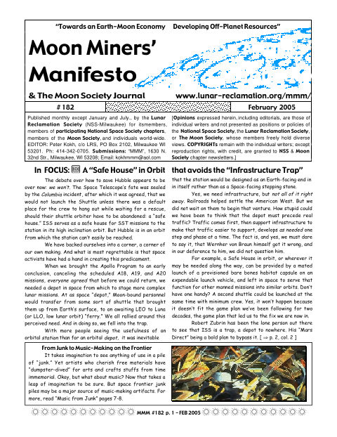 Cover of MMM #182