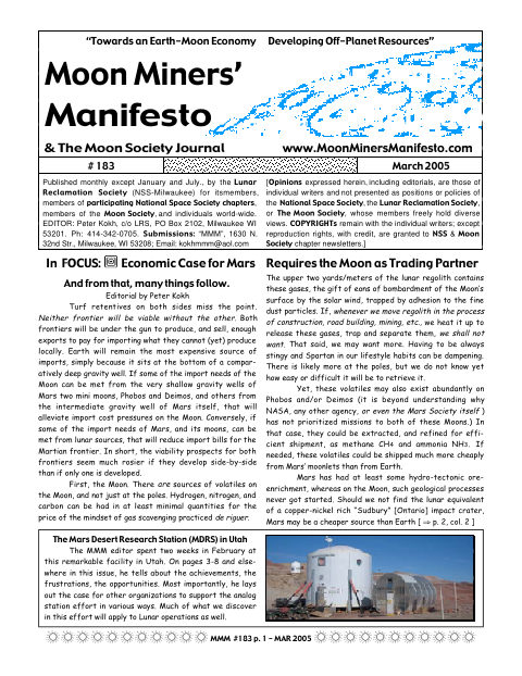 Cover of MMM #183