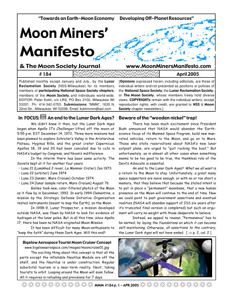 Cover of MMM #184