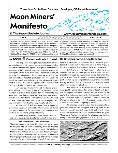 Cover of MMM #185