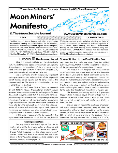 Cover of MMM #189