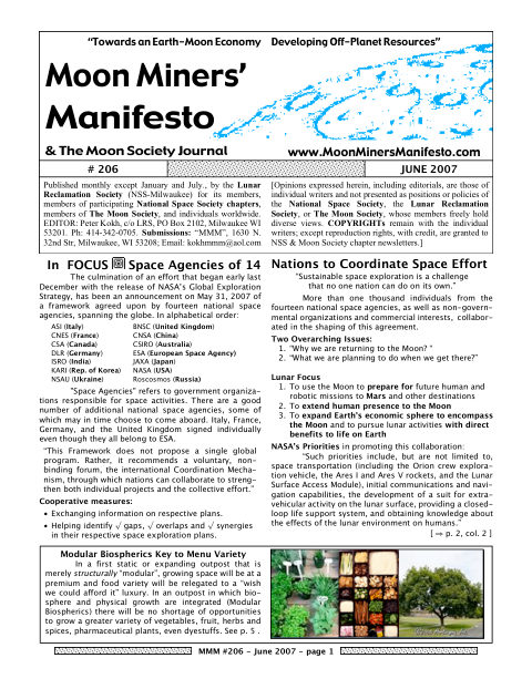Cover of MMM #206