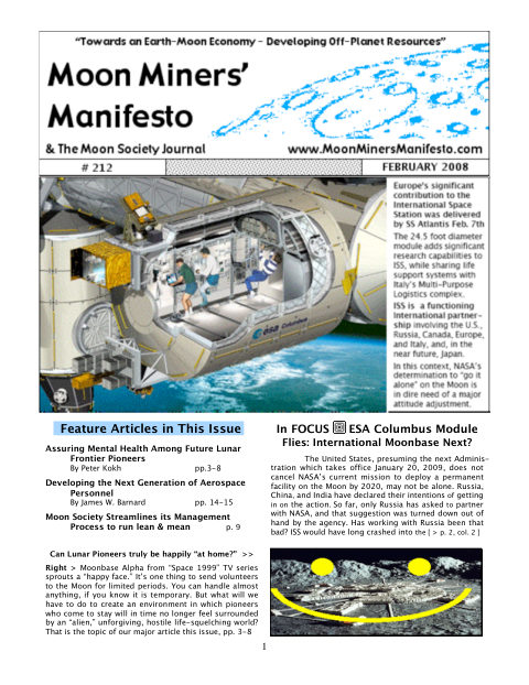 Cover of MMM #212