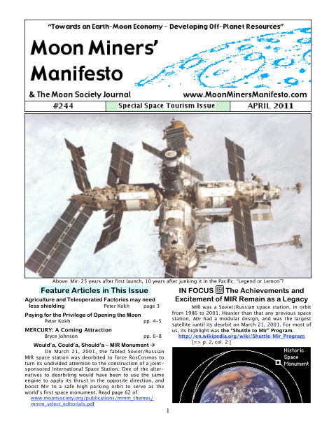 Cover of MMM #244