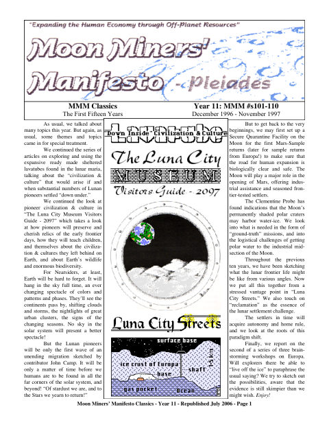 Cover of MMM Classics, Year 11
