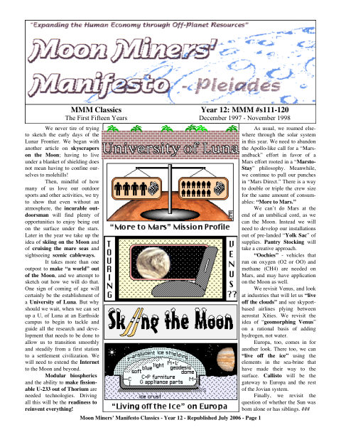 Cover of MMM Classics, Year 12