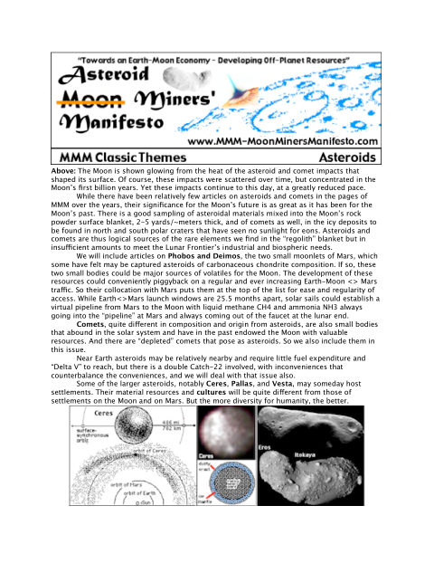 Cover of MMM Classic Theme: Asteroids & Comets