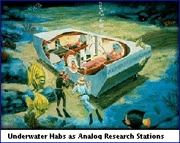 Underwater Analog Stations simulate Pressurization